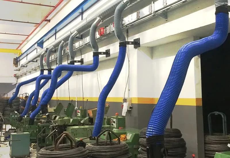 Articulated Exhaust Arm Systems – Articulated extraction arms
